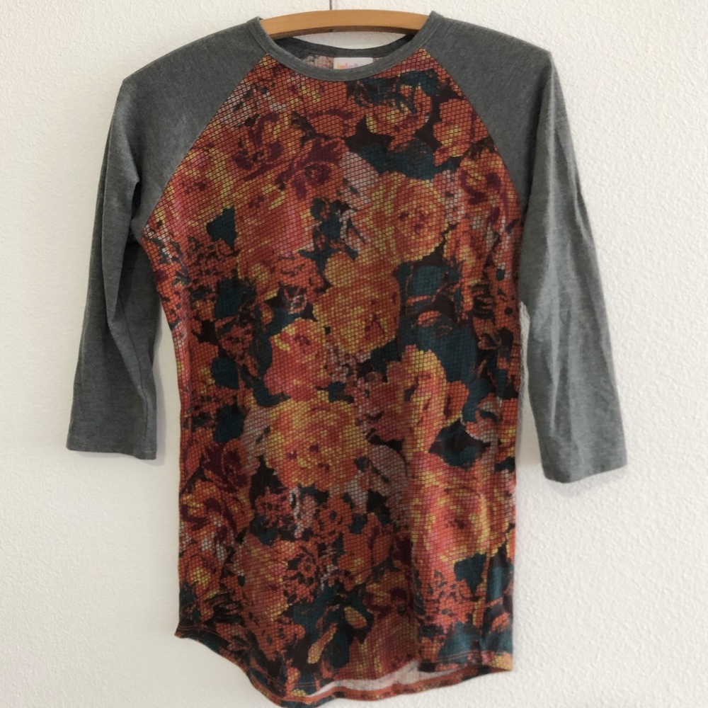 Lularoe Rose Floral Randy Tee Women’s XS